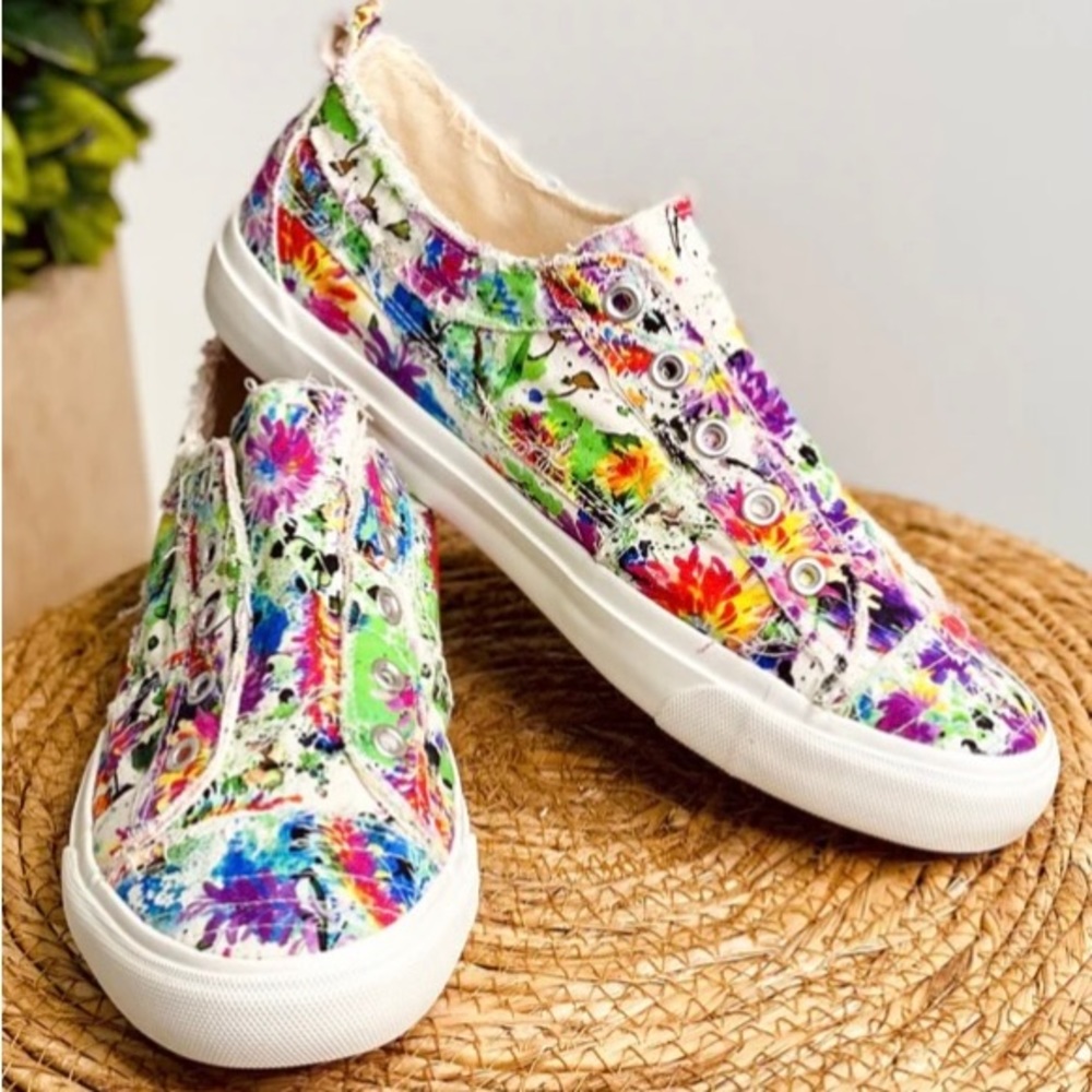 Corkys Floral Splatter Babalou Size 7